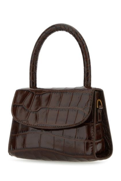Chocolate leather mini Nutella handbag 