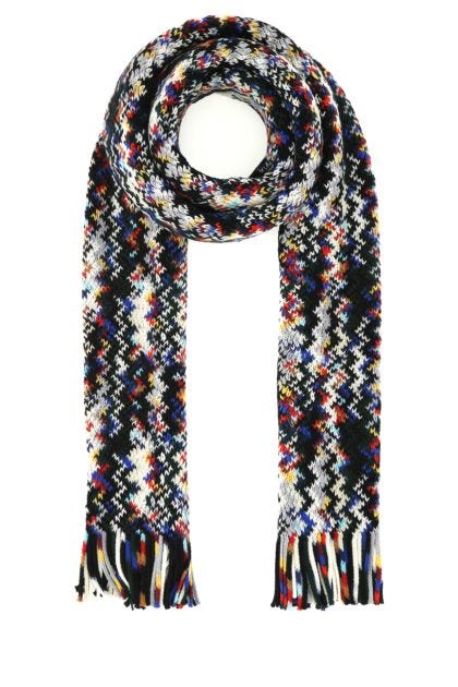 Multicolor wool scarf