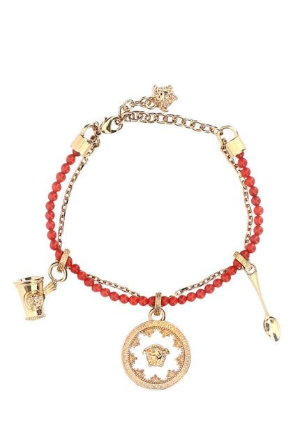 Metal and beads bracelet 