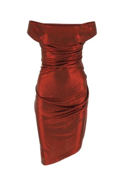 Red viscose Ginine dress 