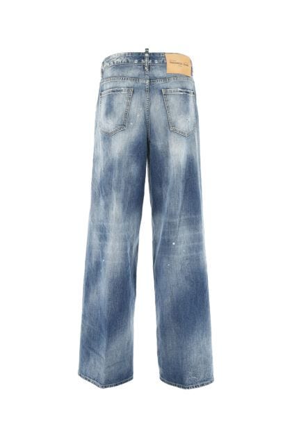 Denim wide-leg Traveller jeans