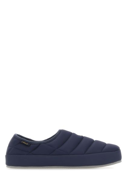 Navy blue fabric Maxson II slippers