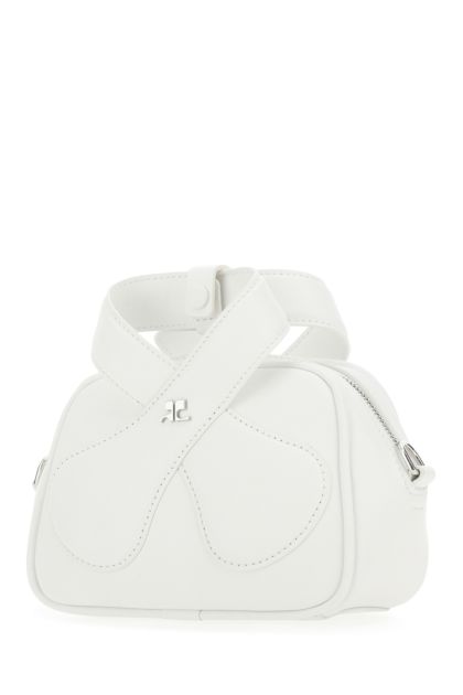 White leather Loop handbag 