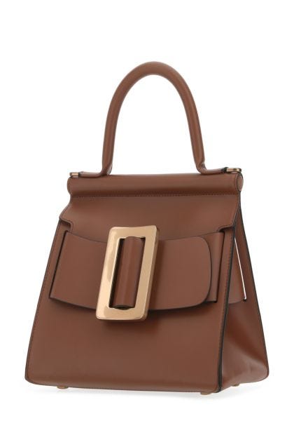 Brown leather Karl 24 handbag