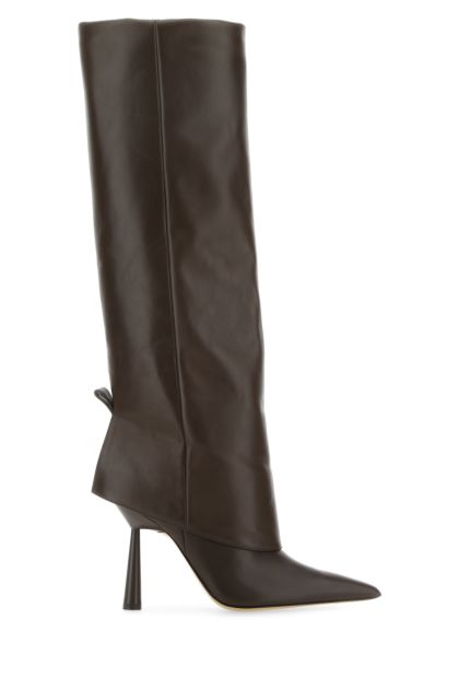 Chocolate leather Rosie 31 boots