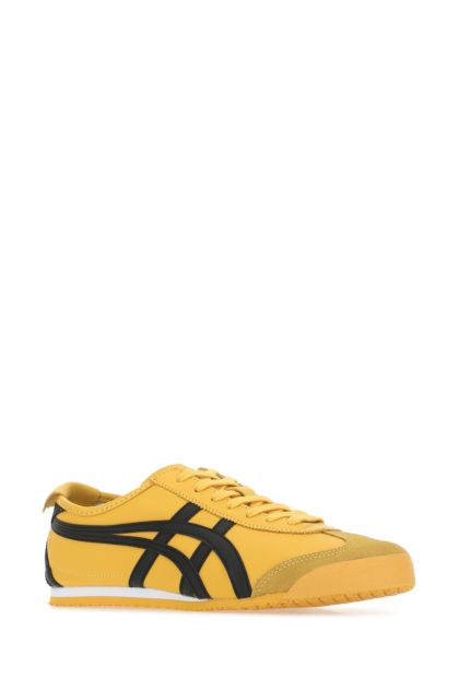 Yellow leather Tiger Mexico 66 sneakers