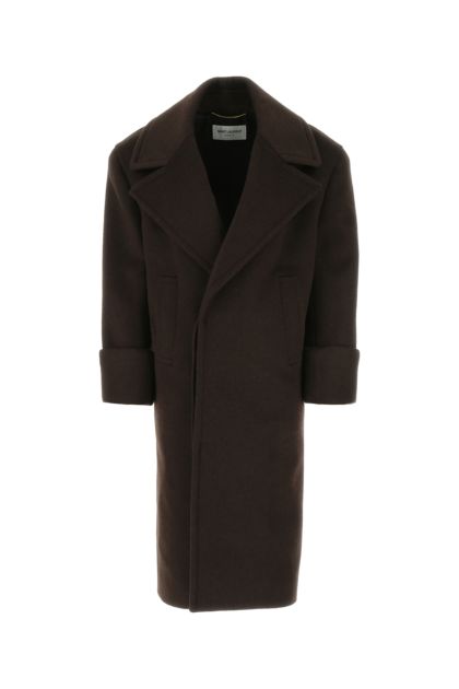 Brown cashmere coat