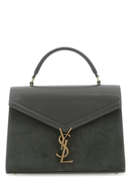 Dark grey leather Cassandra handbag
