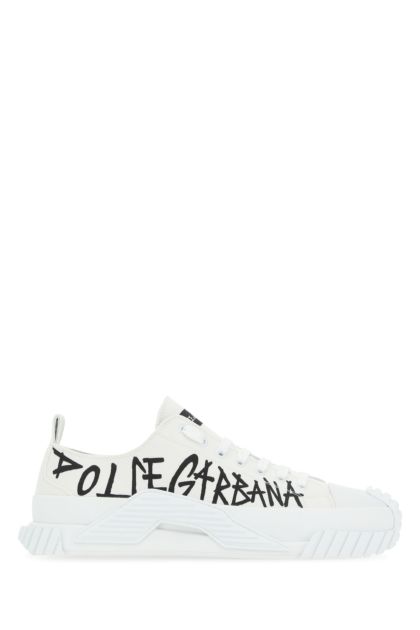 White canvas Portofino sneakers