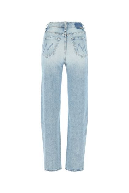Light-blue stretch denim jeans 
