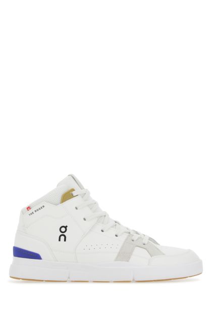 Sneakers The Roger Clubhouse mid bicolor in pelle e tessuto