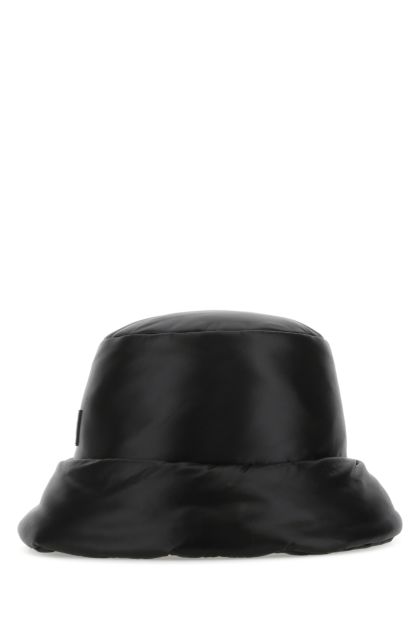 Black nylon hat 