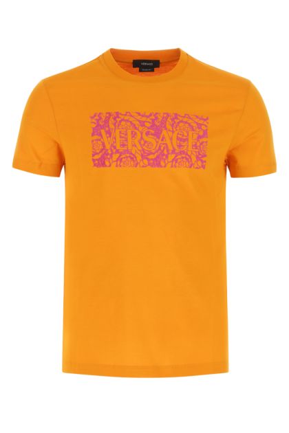 Orange cotton t-shirt
