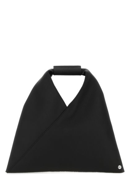 Black leather Japanese handbag 