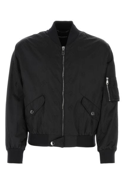Black satin jacket