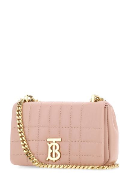 Pink leather mini Lola shoulder bag