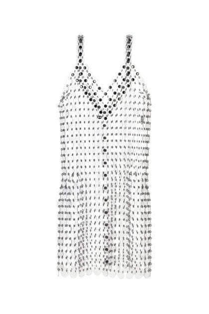 Transparent PVC mini dress
