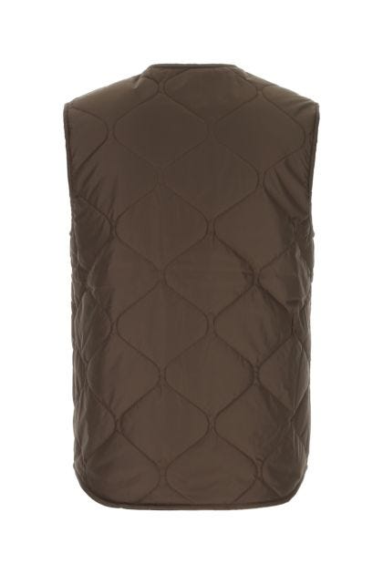 Chocolate polyester vest
