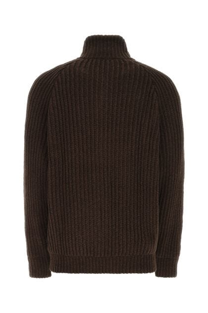 Chocolate wool blend sweater