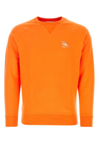 Orange cotton sweatshirt 