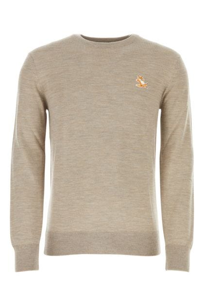 Dove grey wool sweater