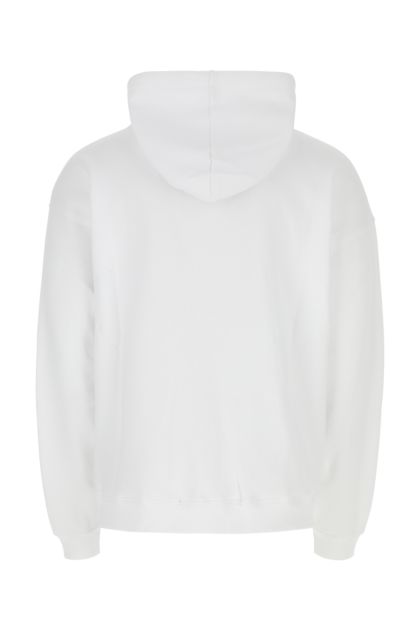 White cotton oversize sweatshirt 