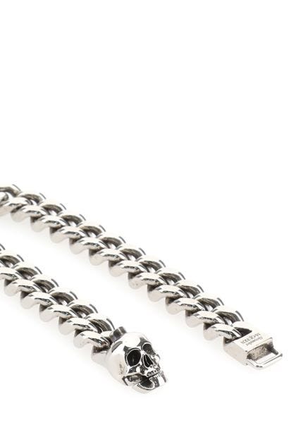 Silver metal Skull bracelet