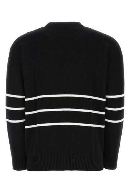 Black wool sweater