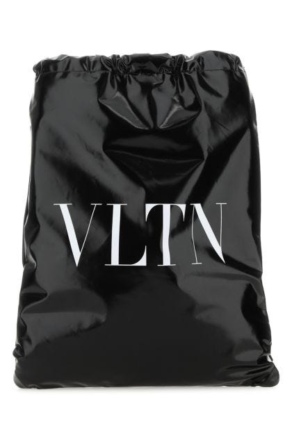 Black leather VLTN sack
