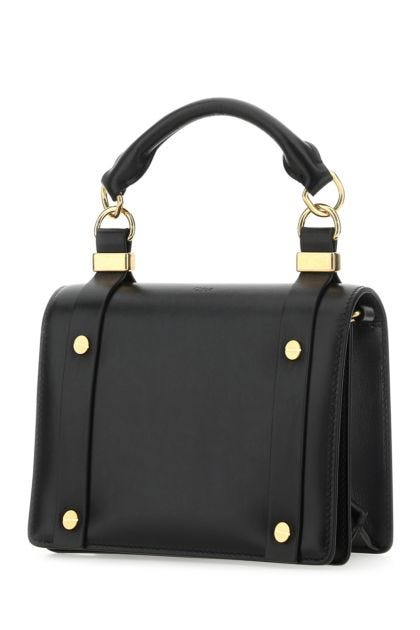 Black leather small Ora handbag