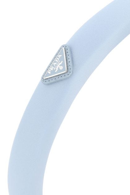 Pastel light-blue Re-Nylon headband 