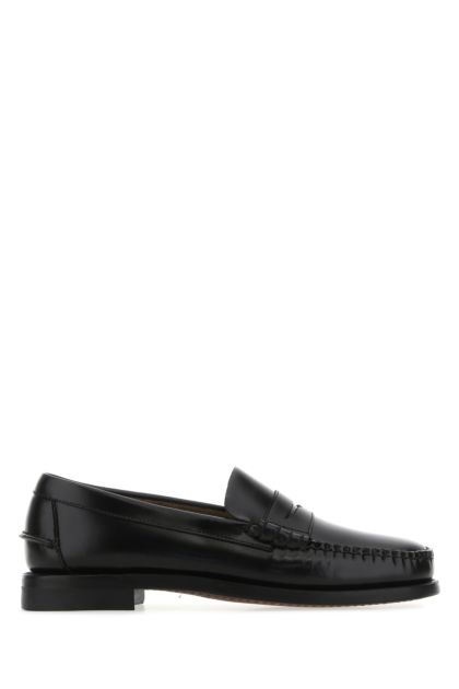 Black leather Classic Dan loafers 