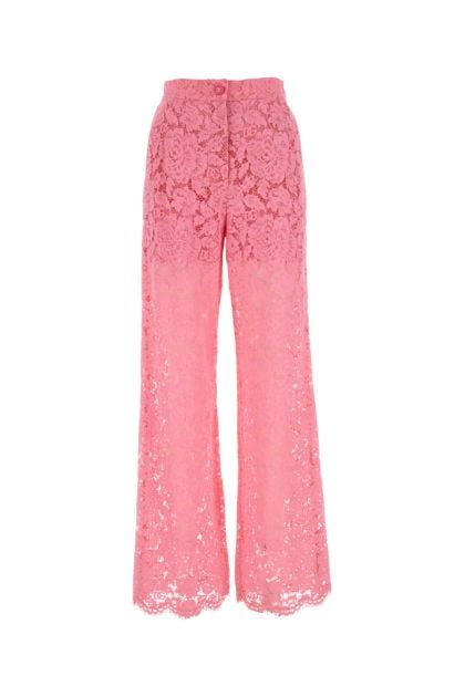 Pink lace pant