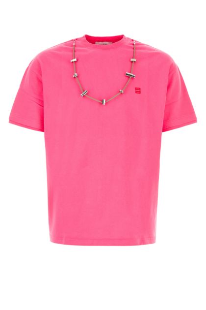 Dark pink cotton t-shirt 