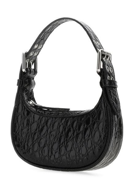 Black leather mini Soho handbag 