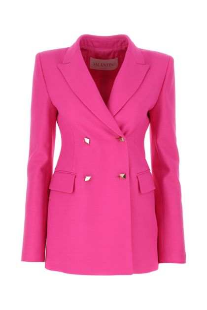 Pink PP wool blend blazer