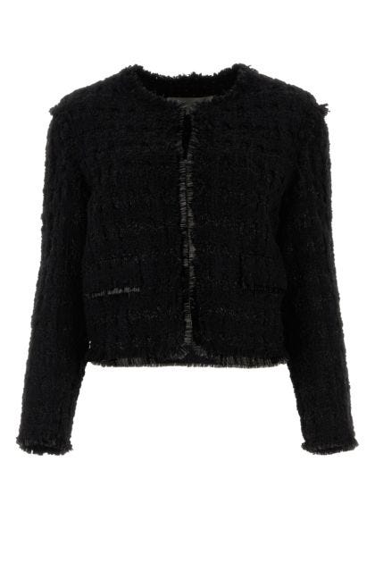 Black tweed blazer