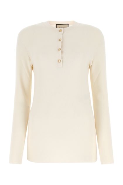 Ivory cashmere top 