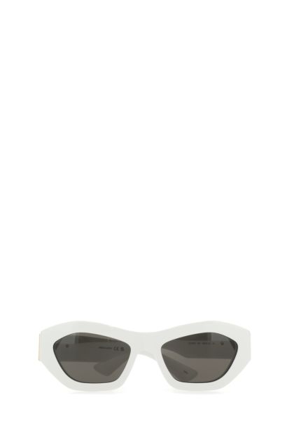 White acetate Angle sunglasses