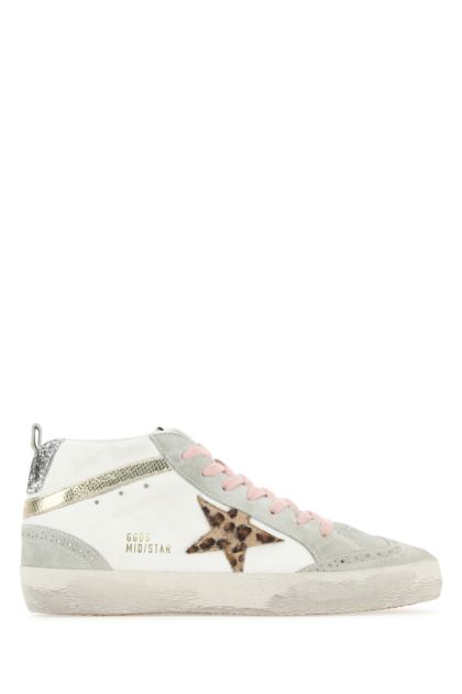 Multicolor leather Mid Star sneakers 