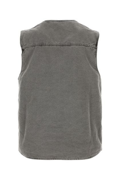 Grey cotton Arbor Vest