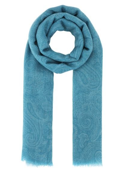 Printed cashmere scarf 