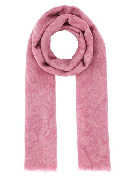 Printed cashmere scarf 