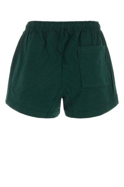 Buttale green cotton shorts