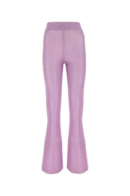 Lilac polyester pant
