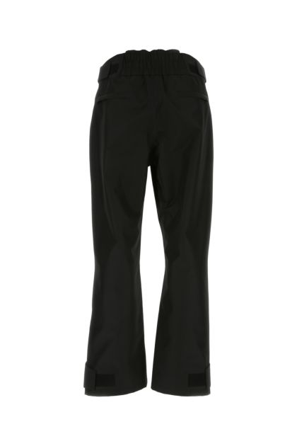 Black recycled polyester tech pant 