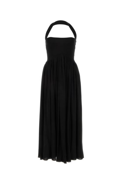 Black stretch viscose blend Marisol dress