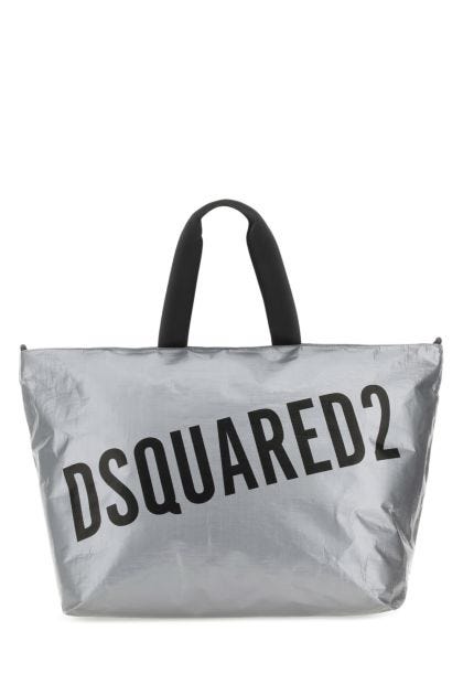 Grey polyethylene D2 Surf shopping bag
