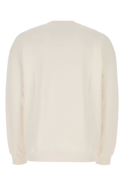 Cream cotton oversize sweatshirt 