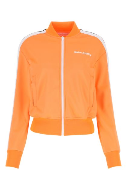 Orange polyester sweatshirt 